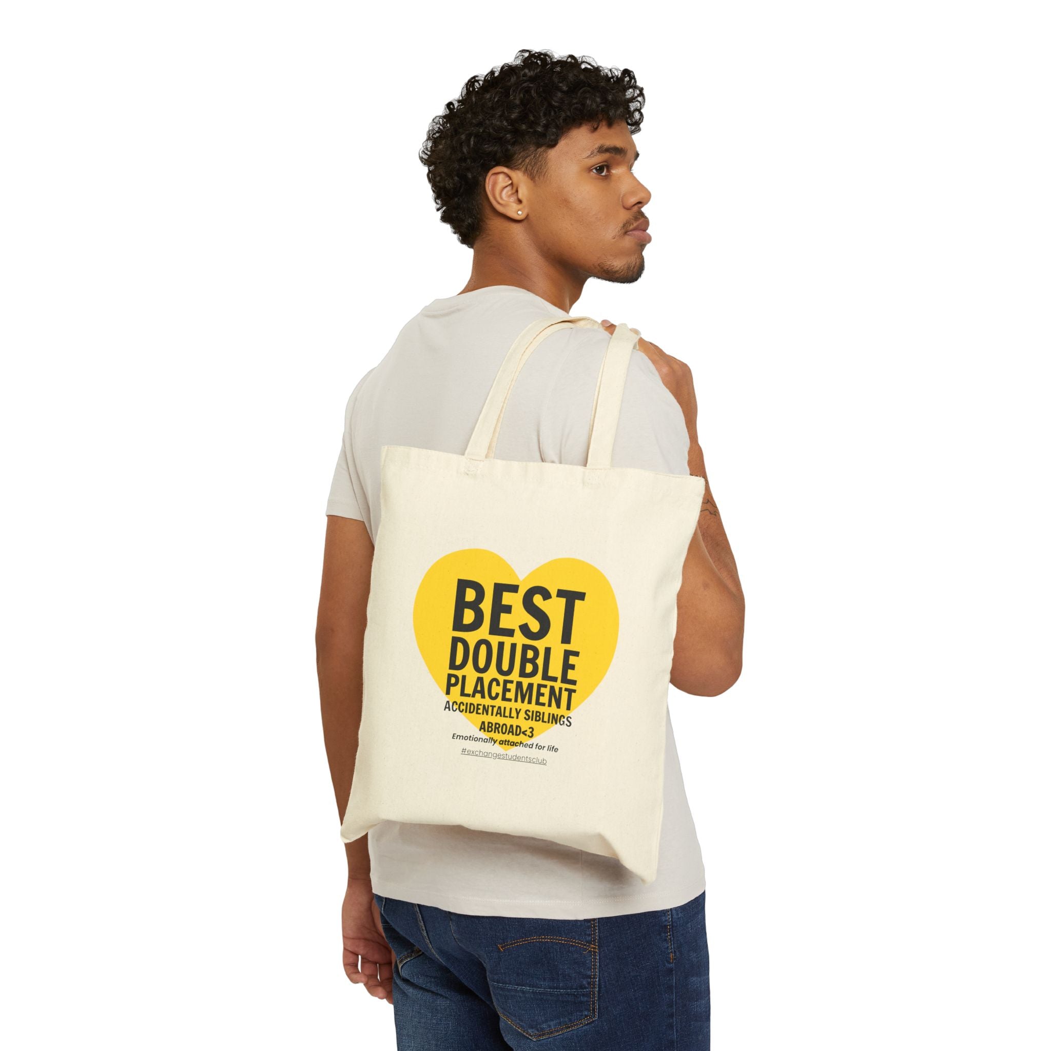 Best Double Placement Tote Bag 💛 | Exchange Student Friendship Tote