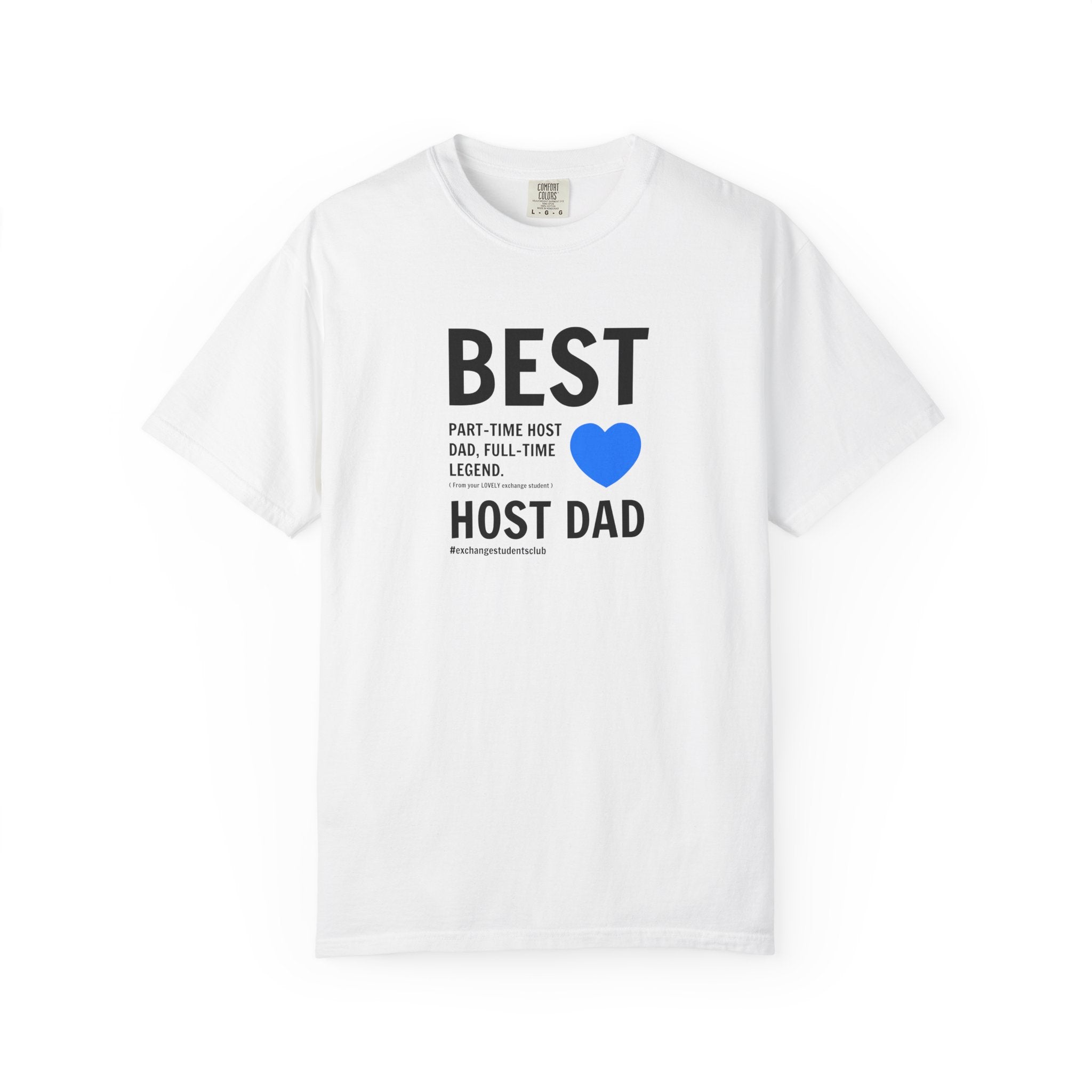 “Best Host Dad” T-Shirt 💙 | 100% Cotton Tee