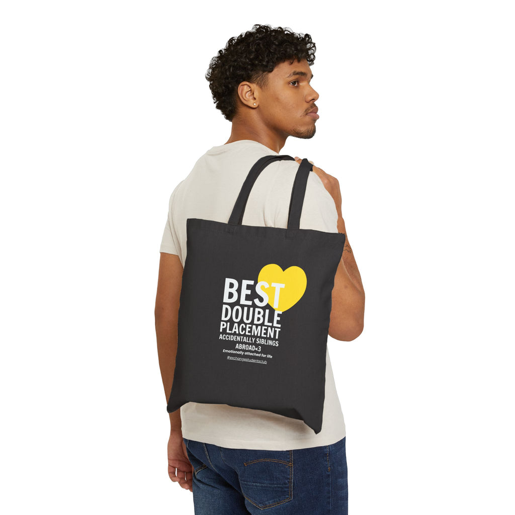 Best Double Placement Tote Bag 💛 | Exchange Student Friendship Tote