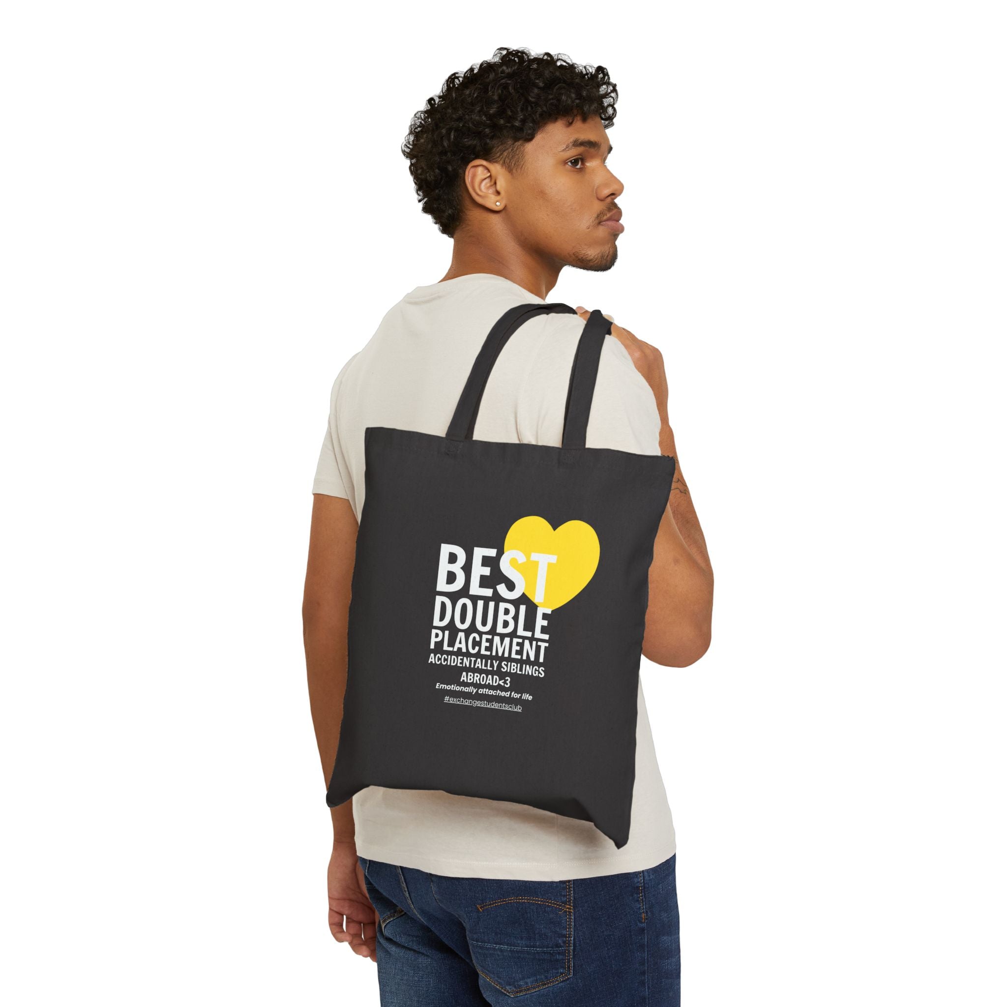 Best Double Placement Tote Bag 💛 | Exchange Student Friendship Tote