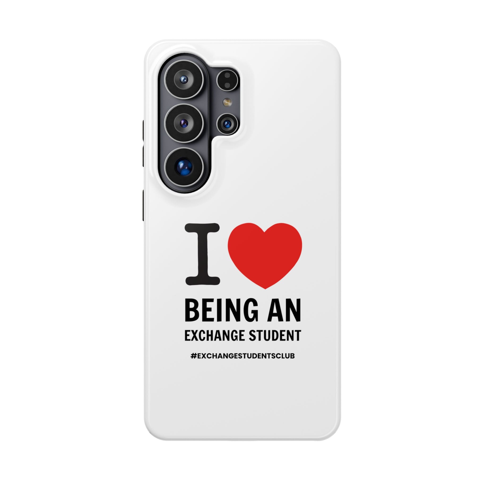 I ❤️ Being An Exchange Student Phone Case — MagSafe Tough Case for Exchange Students 📱✈️