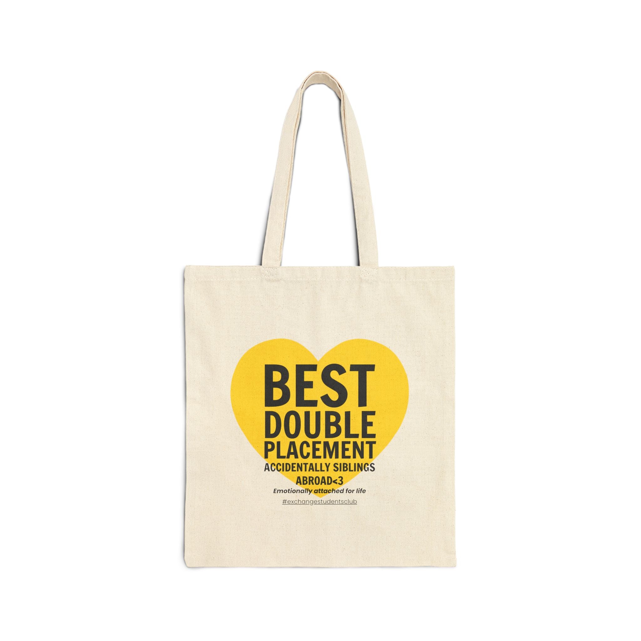 Best Double Placement Tote Bag 💛 | Exchange Student Friendship Tote