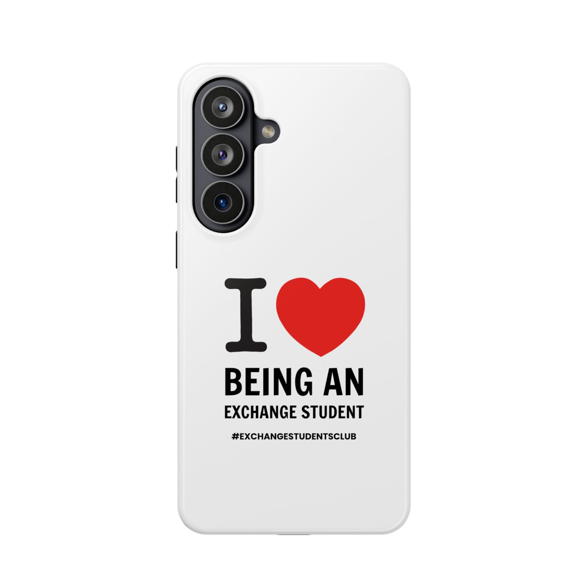 I ❤️ Being An Exchange Student Phone Case — MagSafe Tough Case for Exchange Students 📱✈️