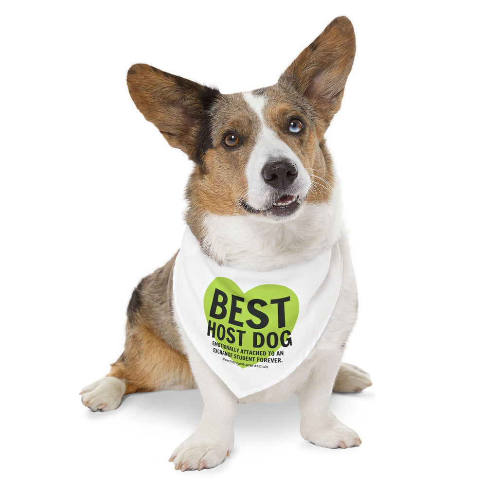 Best Host Dog Bandana Collar 💚 | Funny Exchange Student Dog Bandana