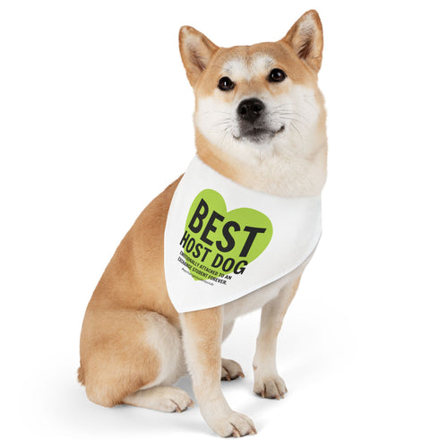 Best Host Dog Bandana Collar 💚 | Funny Exchange Student Dog Bandana