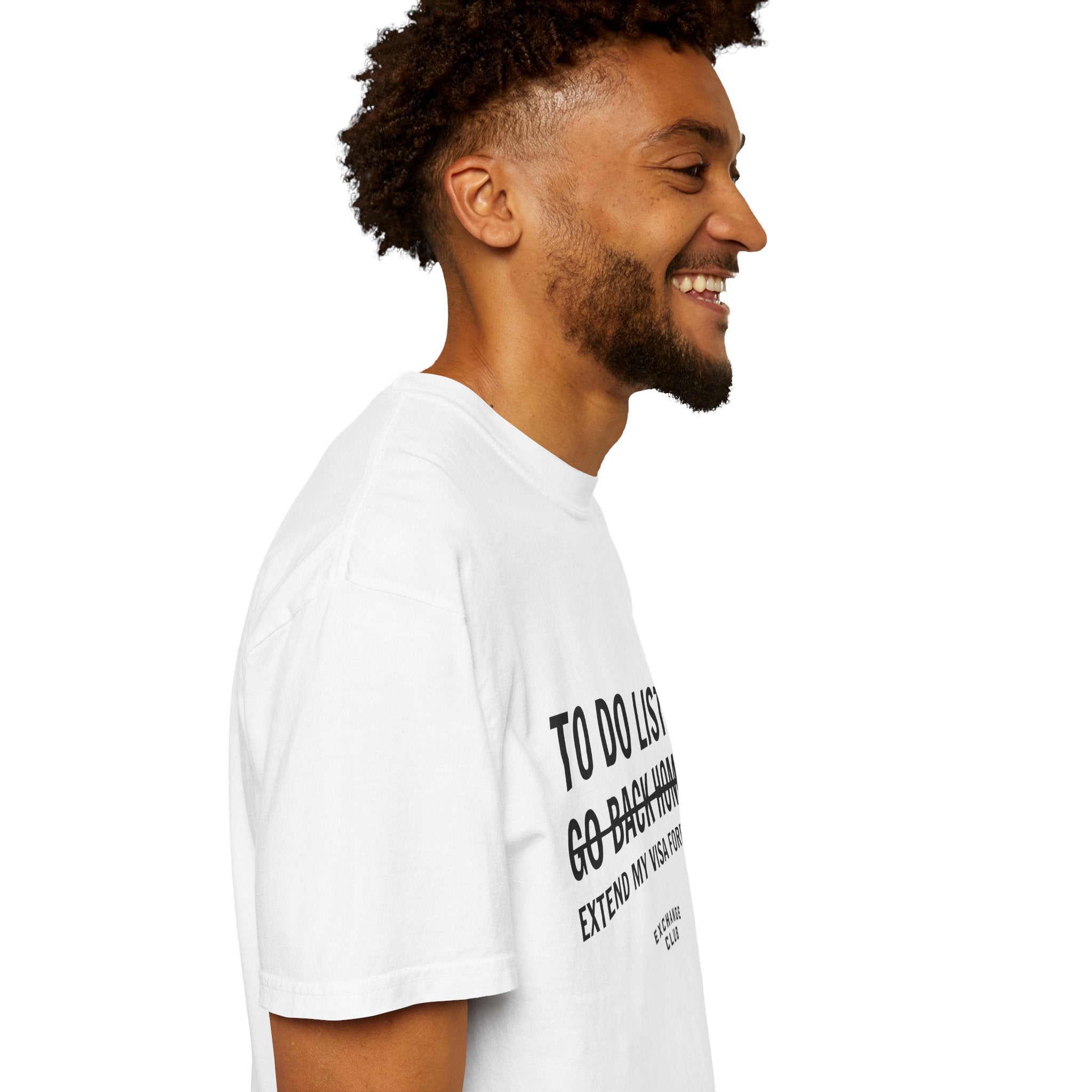 “Extend My Visa Forever” Unisex T-Shirt ✈️ | 100% Cotton Exchange Student Tee