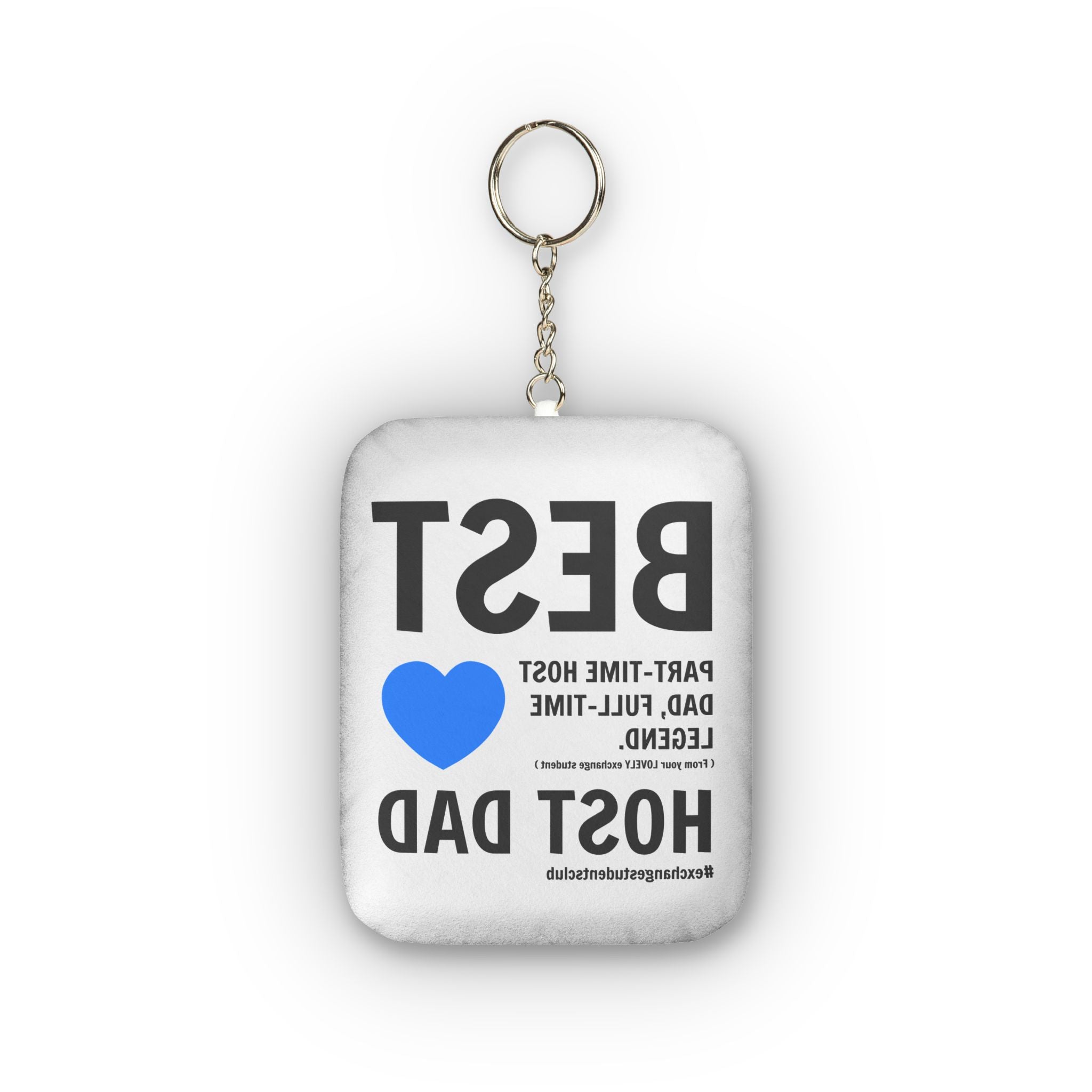 Best Host Dad Plush Keychain 💙