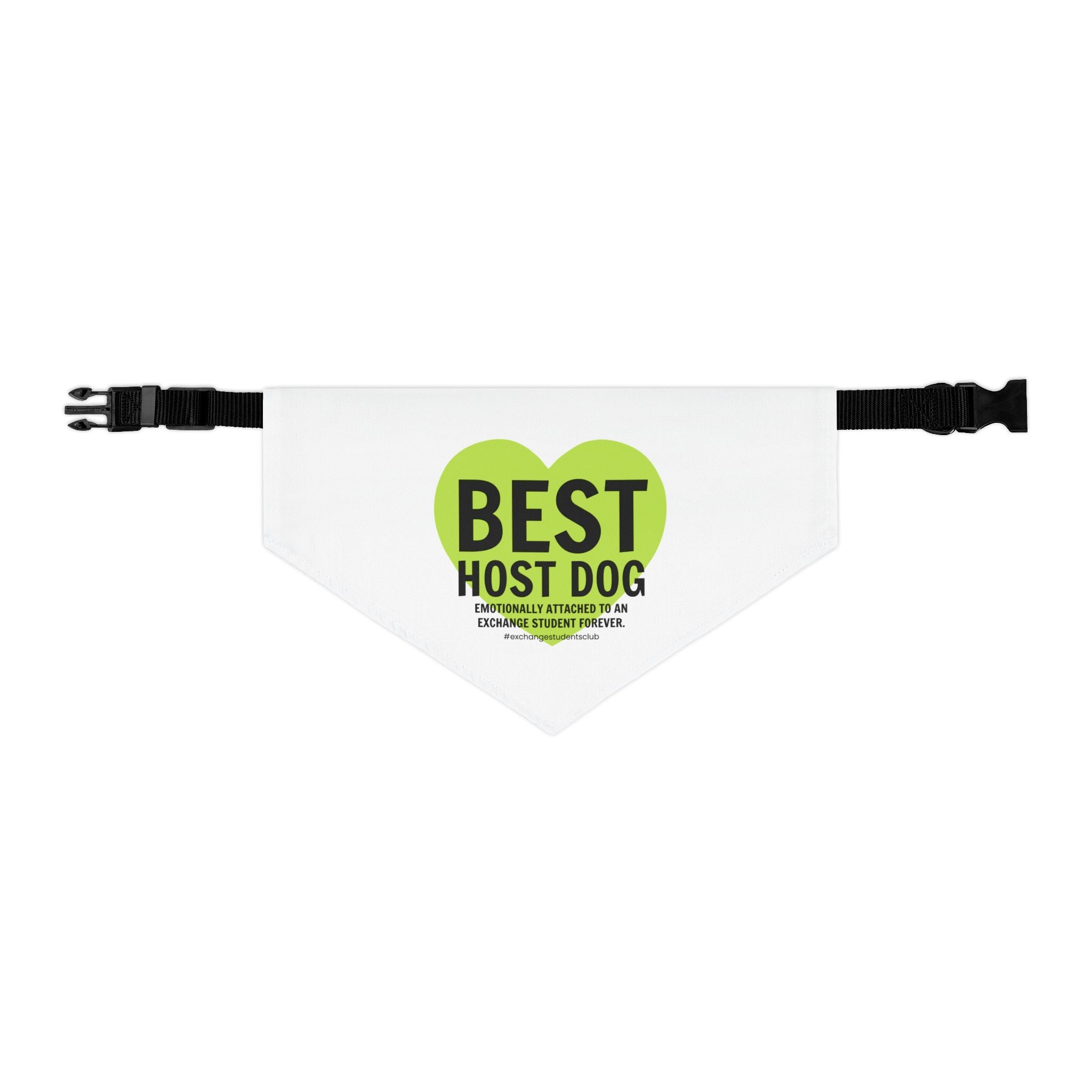 Best Host Dog Bandana Collar 💚 | Funny Exchange Student Dog Bandana