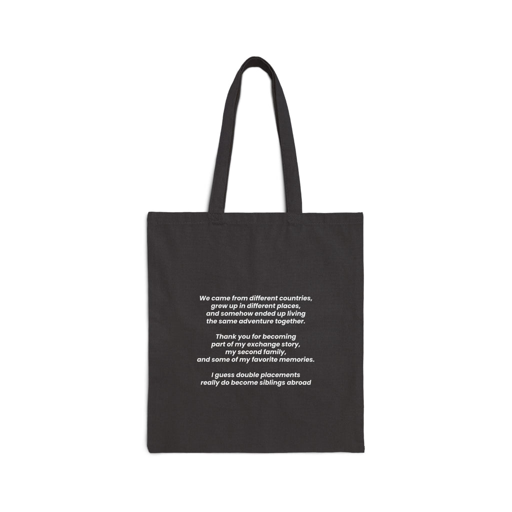 Best Double Placement Tote Bag 💛 | Exchange Student Friendship Tote