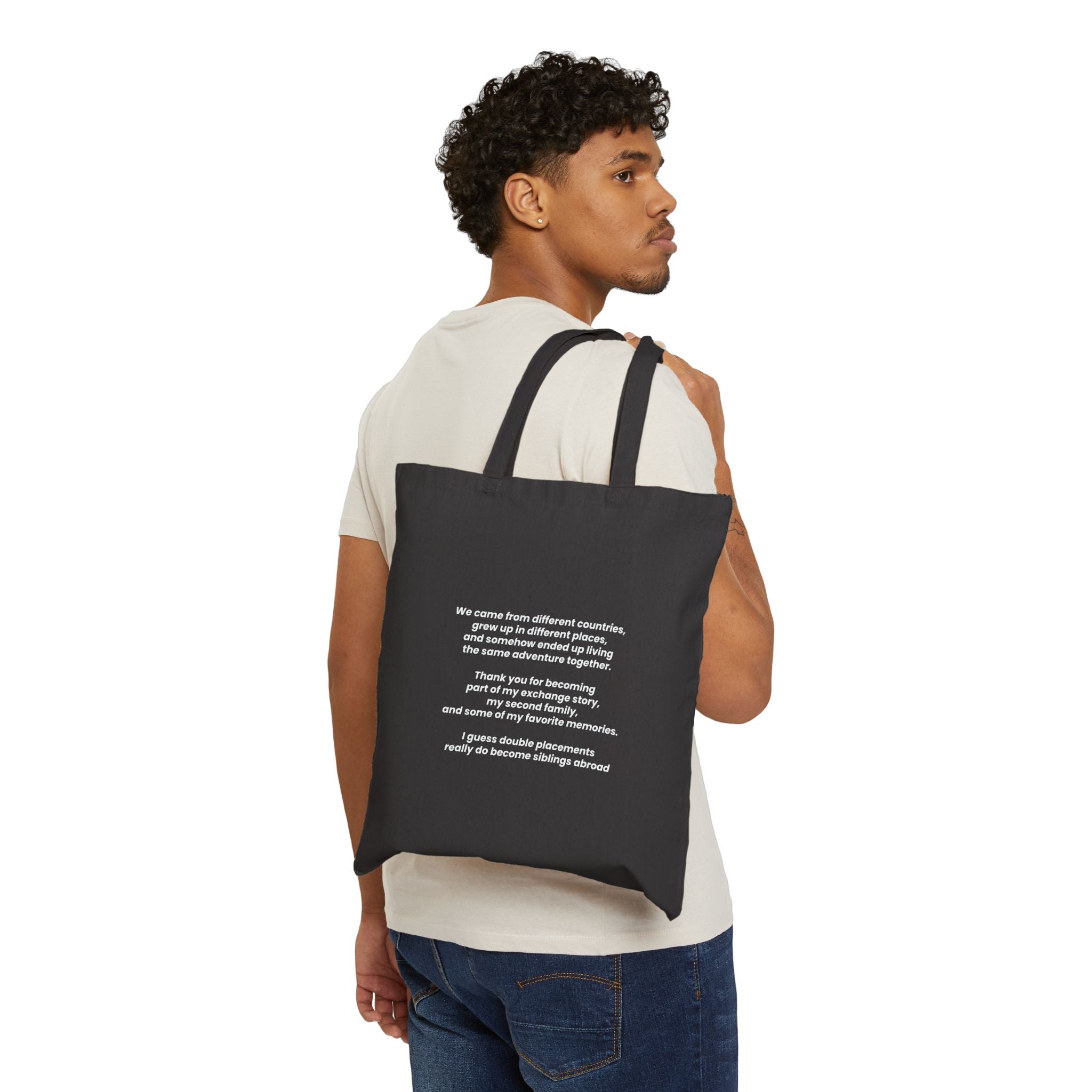 Best Double Placement Tote Bag 💛 | Exchange Student Friendship Tote
