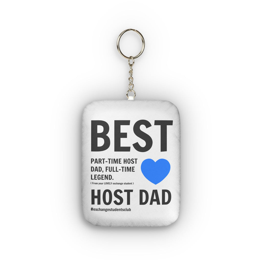 Best Host Dad Plush Keychain 💙